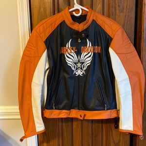 Harley Davidson leather riding jacket